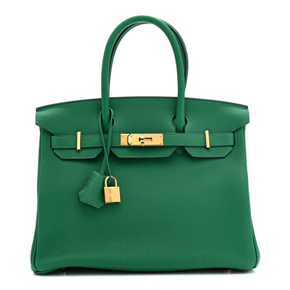 Hermes Togo Birkin 30 Vert Vertigo 1 of 11