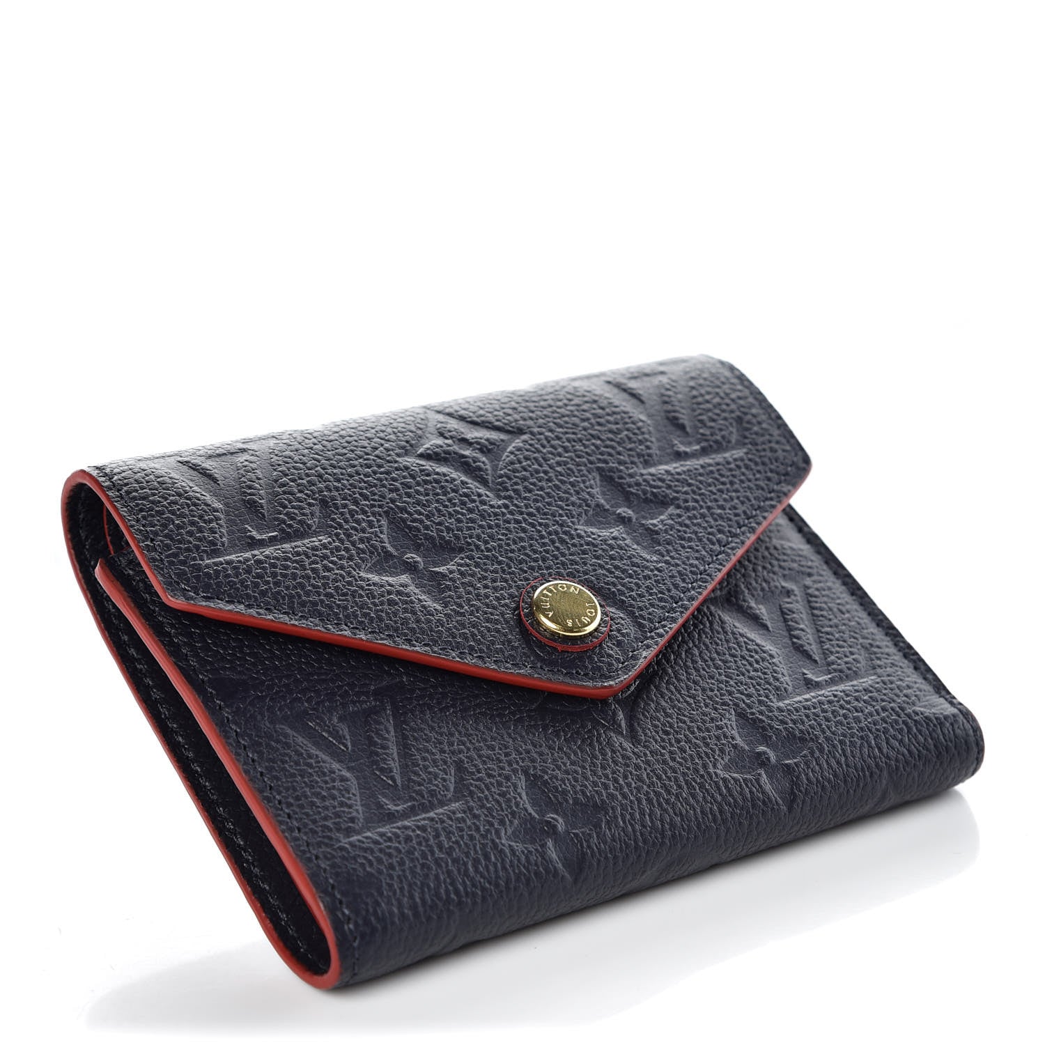 Louis Vuitton Empreinte Victorine Wallet Marine Rouge 4 of 9