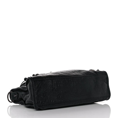 Balenciaga Agneau Classic Hardware Graffiti Handles S City Black 4 of 11