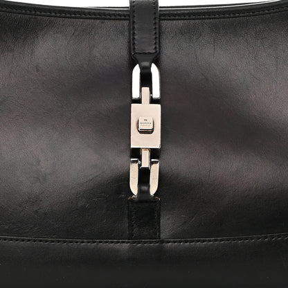 Gucci Calfskin Jackie O Chain Hobo Tan Black 7 of 15