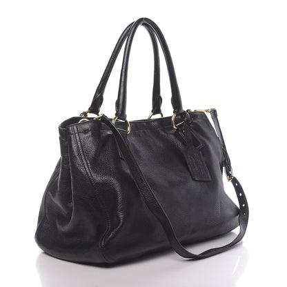 Prada Vitello Daino Tote Black 3 of 16