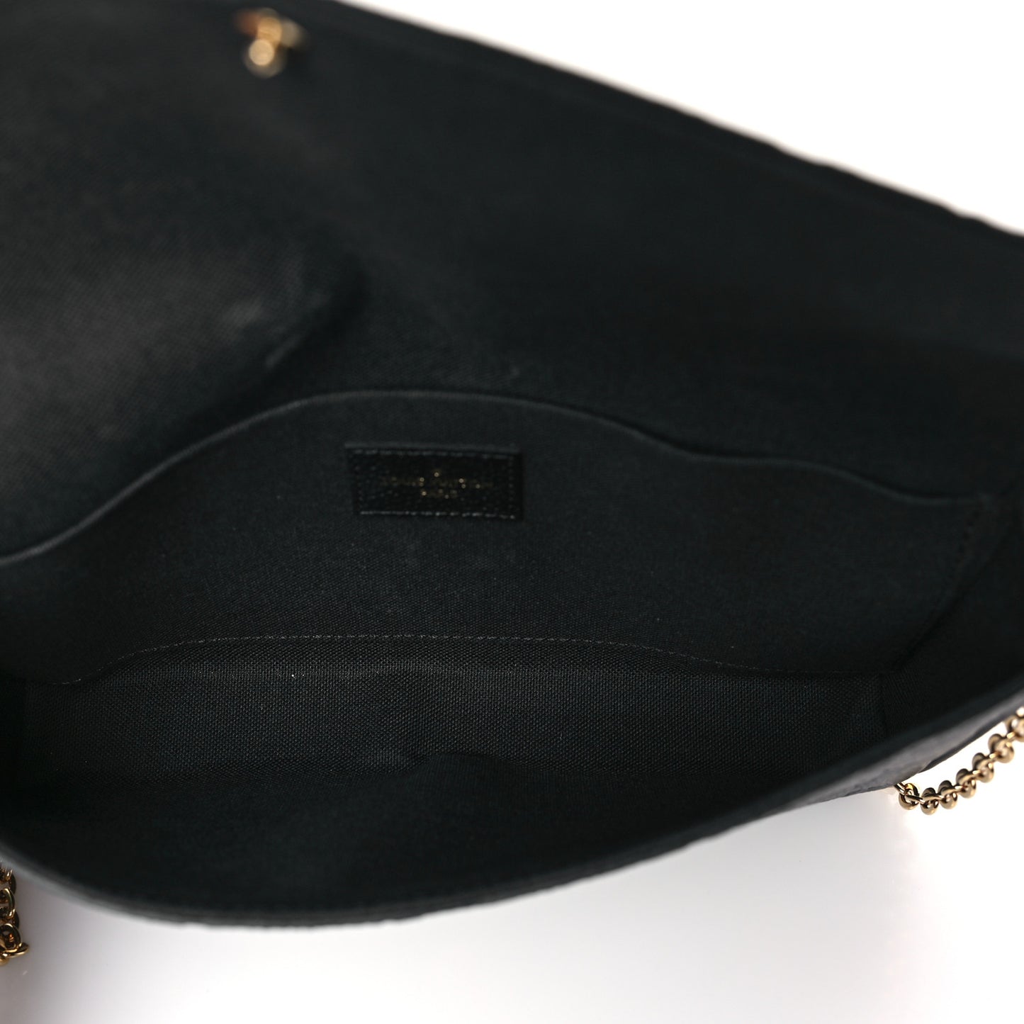 Empreinte Pochette Felicie Chain Wallet Black
