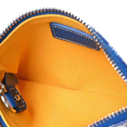 Goyard Goyardine Nano Senat Key Pouch Blue 5 of 9