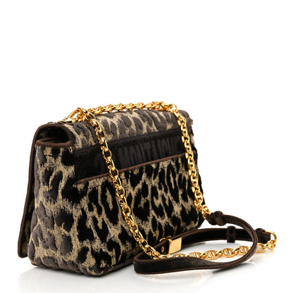 Christian Dior Velvet Mizza Embroidered Medium Caro Bag Beige 3 of 9