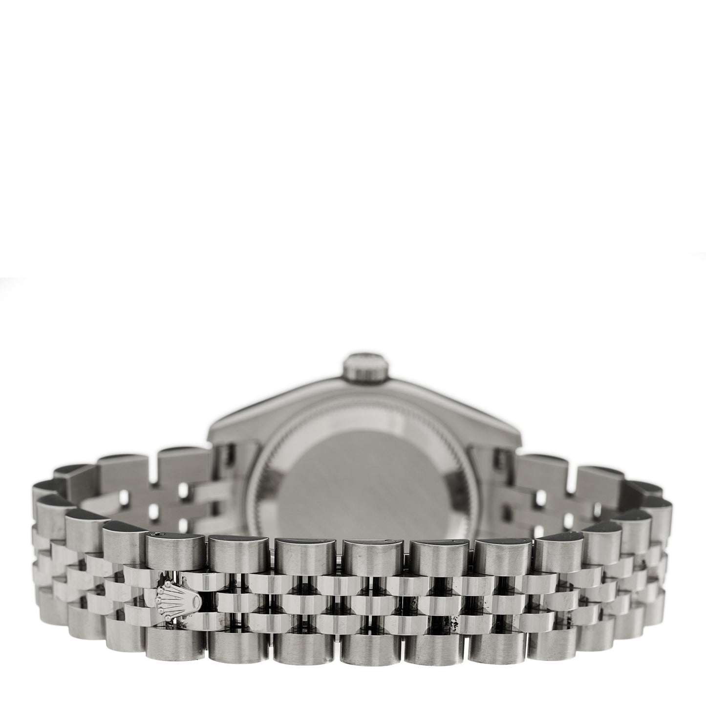 Stainless Steel 18K White Gold 26mm Oyster Perpetual Datejust Watch Black Roman 179174