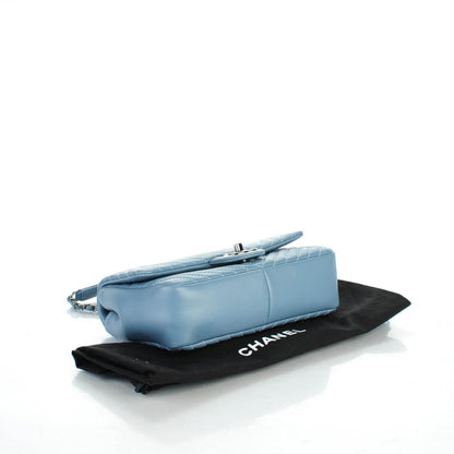 Chanel Lambskin Quilted Small CC Crossing Flap Light Blue 4 of 8