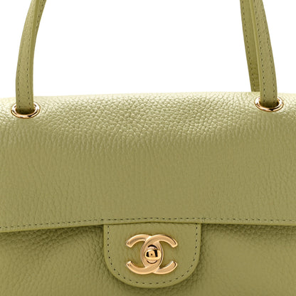 Chanel Grained Calfskin Mini Souplissimo Maxi Flap Green 8 of 11
