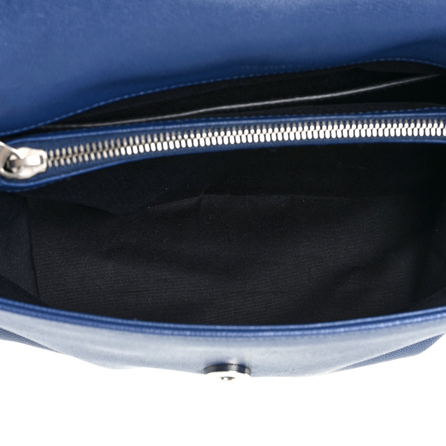 Grain De Poudre Medium West Hollywood Monogram Fold-Over Denim
