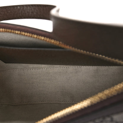 Gucci GG Supreme Monogram Textured Dollar Calfskin Small Ophidia Hobo Beige Ebony New Acero 5 of 10