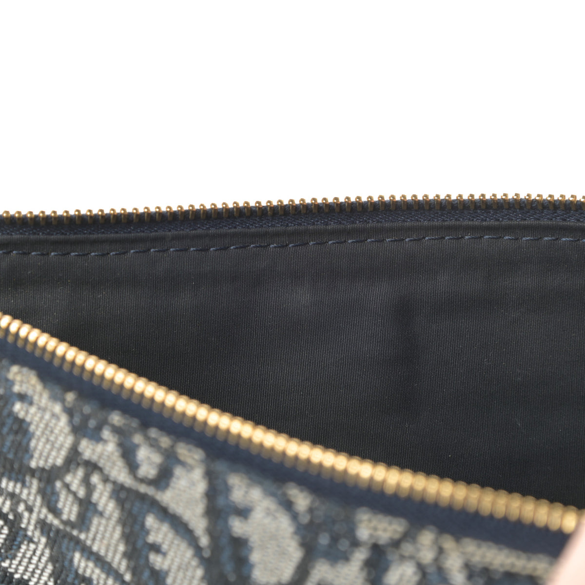 Christian Dior Monogram Mini Saddle Pochette Navy 8 of 14