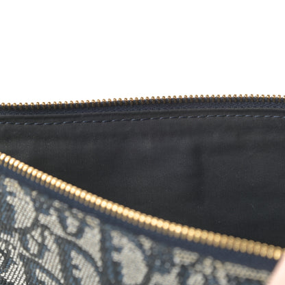 Christian Dior Monogram Mini Saddle Pochette Navy 8 of 14