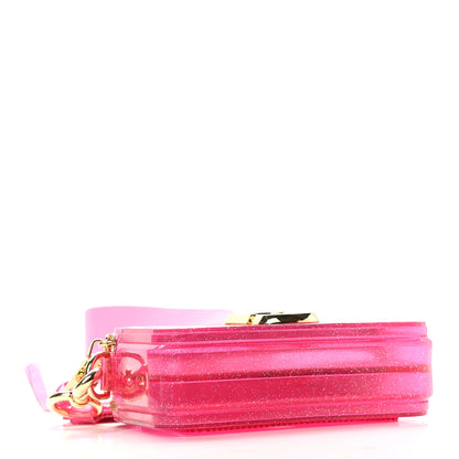 Marc Jacobs Jelly Glitter Small Snapshot Camera Bag Pink 5 of 11