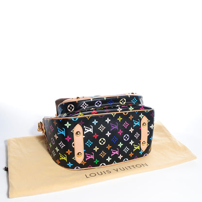 Louis Vuitton Monogram Multicolor Rita Black 4 of 8