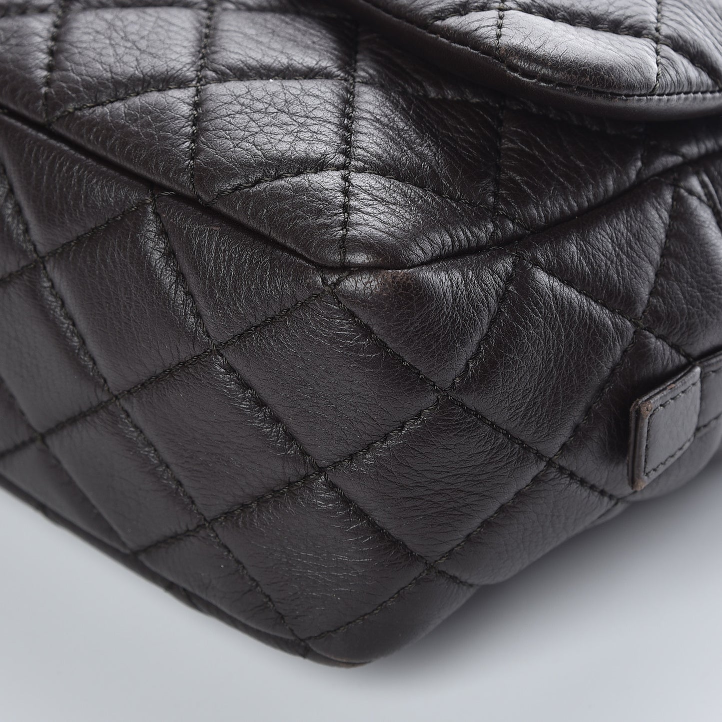 Deerskin Quilted Casual Journey Flap Brown