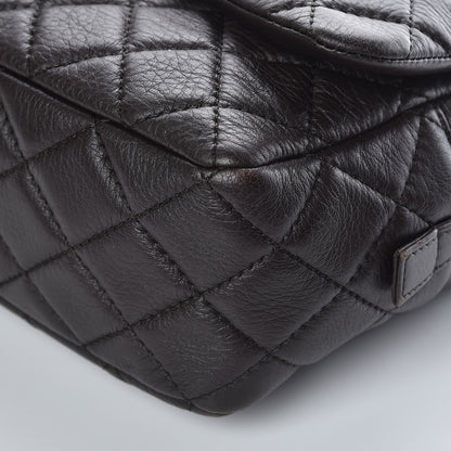 Chanel Deerskin Quilted Casual Journey Flap Brown 6 of 10