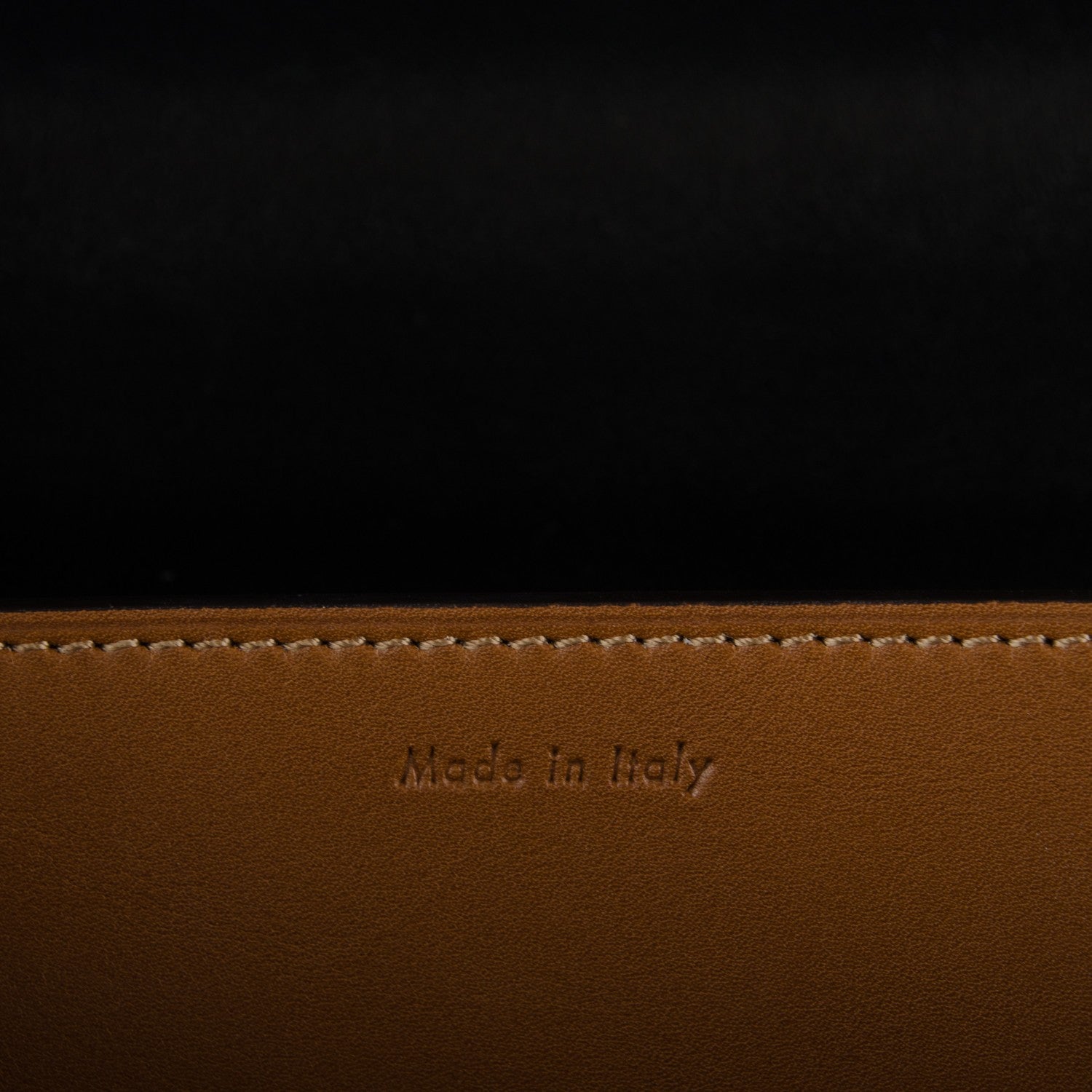 Celine Smooth Calfskin Bi-Color Large Case Camel 7 of 7