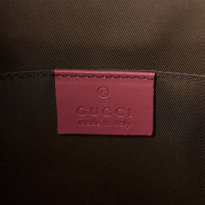 Gucci GG Supreme Monogram Blooms Large Cosmetic Case Beige Multicolor Dry Rose 6 of 11