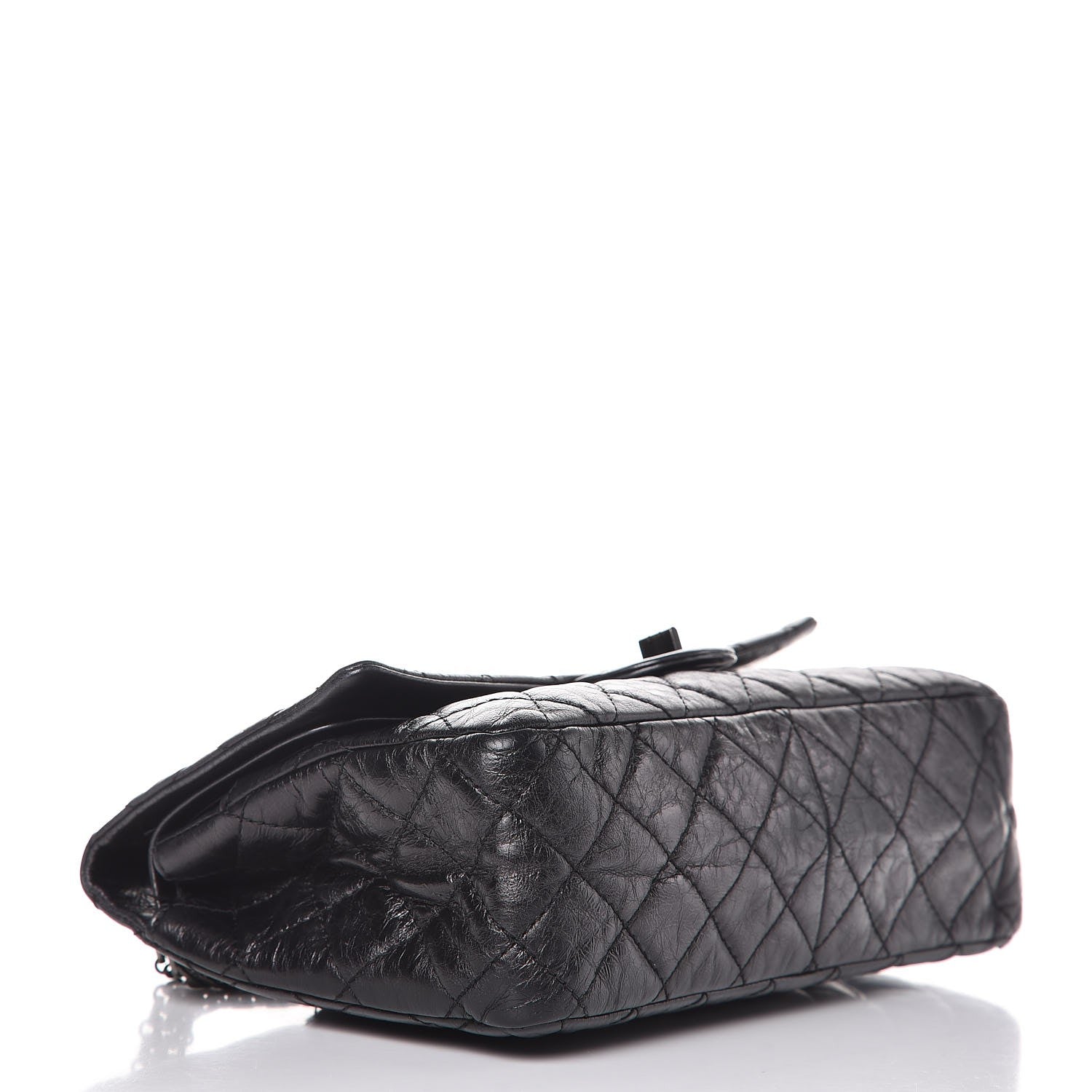 Chanel Metallic Aged Calfskin 2.55 Reissue 226 Flap So Black 4 of 8