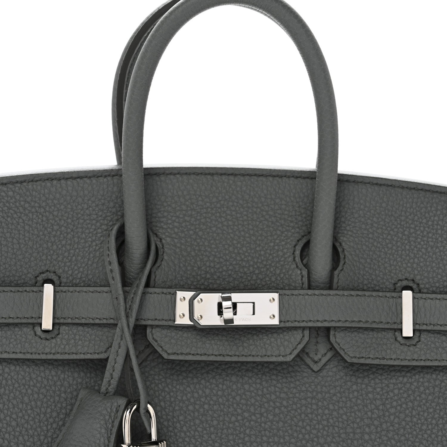 Hermes Togo Birkin 25 Vert Amande 8 of 11