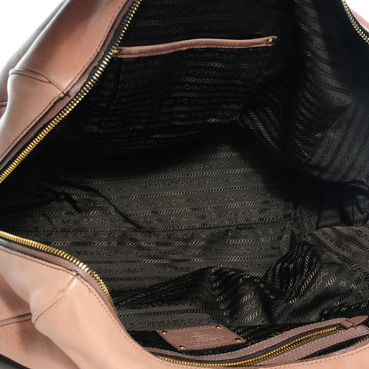 Prada Glace Calfskin Bowler Ardesia Fumo 5 of 10