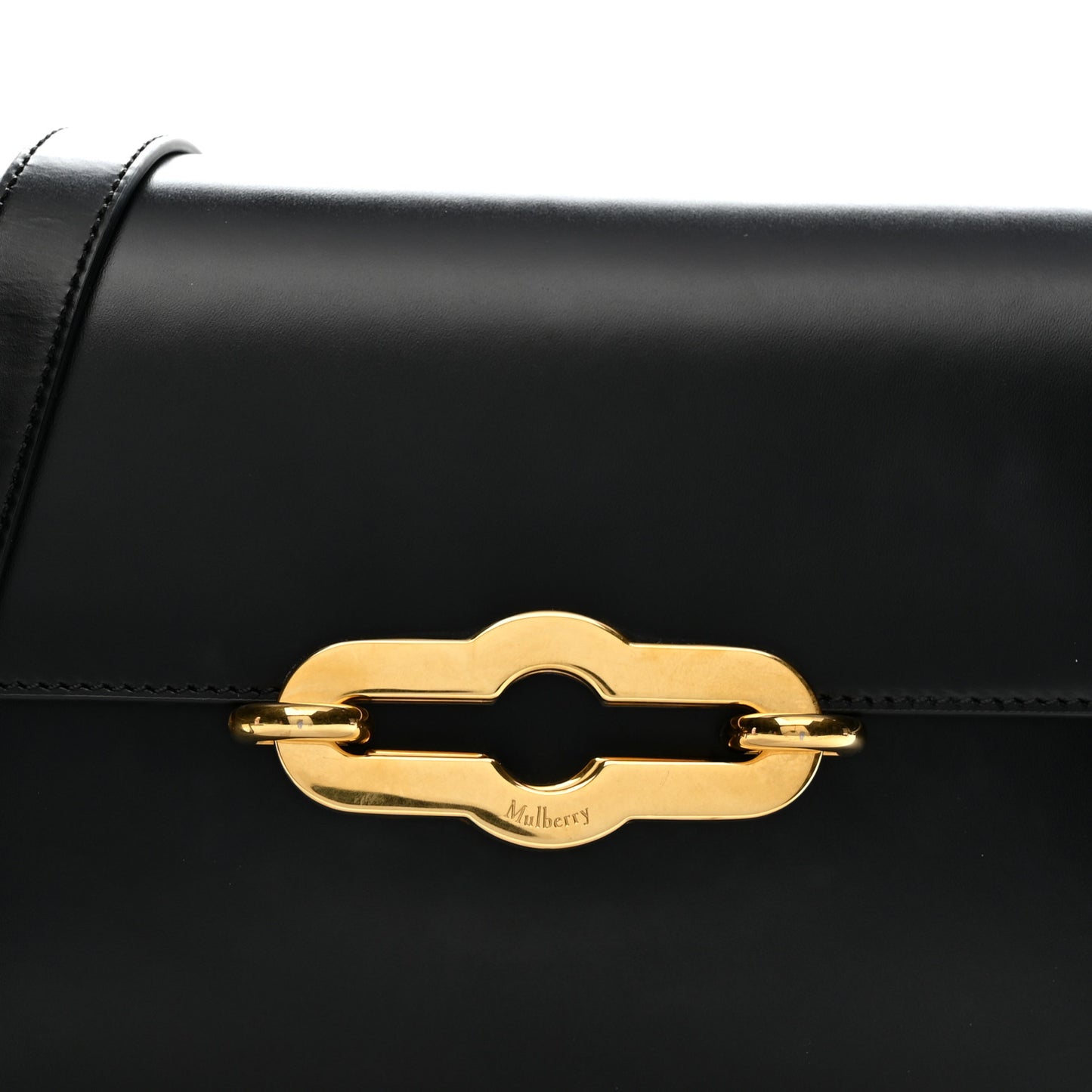 Super Lux Calfskin Small Pimlico Satchel Black