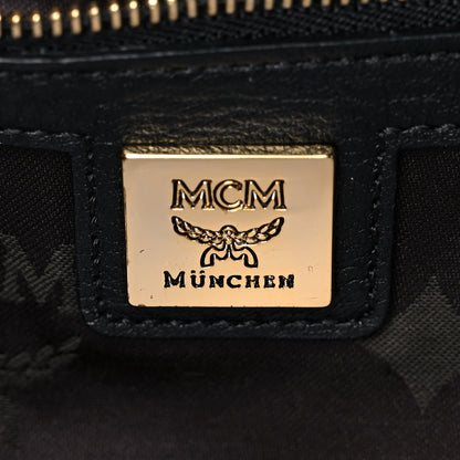 MCM Metallic Visetos Studded Small Dual Stark Backpack Gold 6 of 13