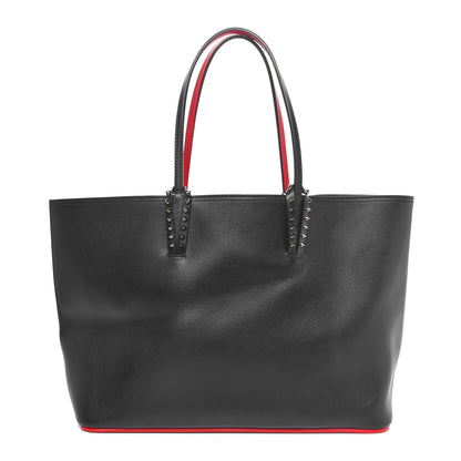 Christian Louboutin Calfskin Empire Spikes East West Cabata Tote Black 1 of 10