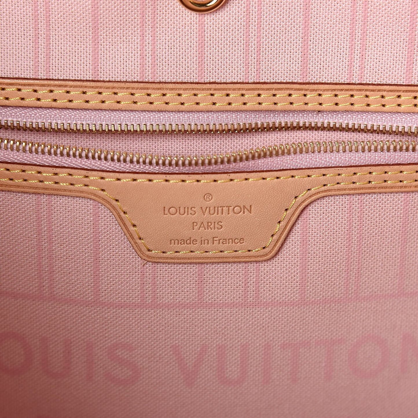 Damier Azur Neo Neverfull MM Rose Ballerine