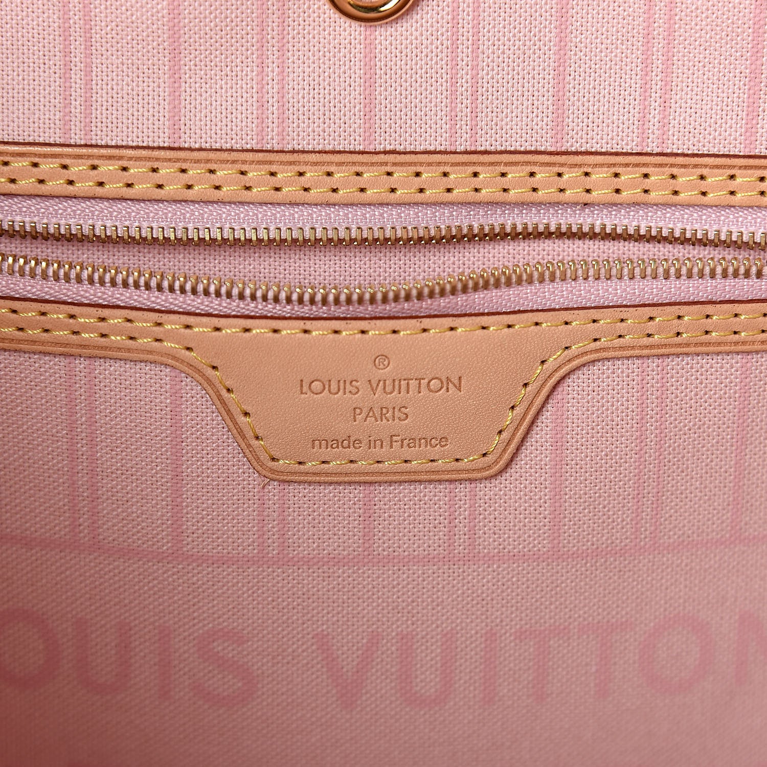 Louis Vuitton Damier Azur Neo Neverfull MM Rose Ballerine 7 of 10