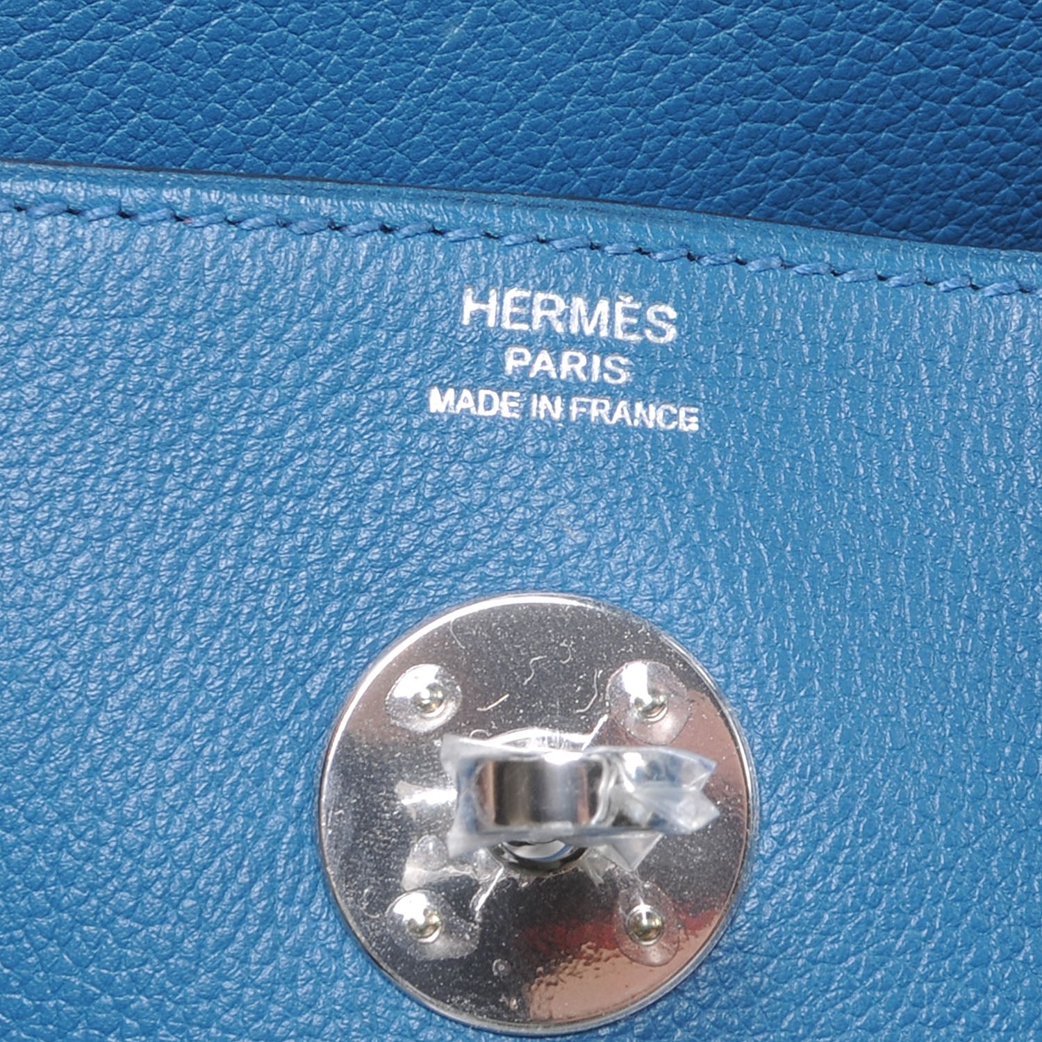 Hermes Veau Evercolor Lindy 26 Bleu de Galice 7 of 9