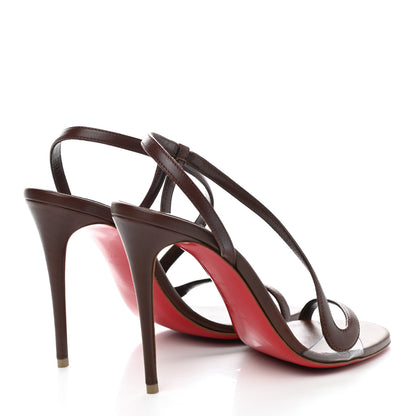 Christian Louboutin Nappa Rosalie 100 Sandals 37 Dark Beige 4 of 7