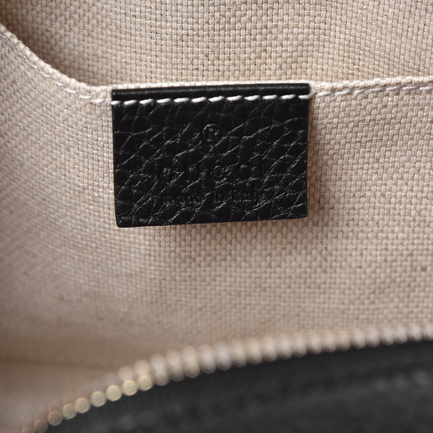 Pebbled Calfskin Small Soho Disco Bag Black