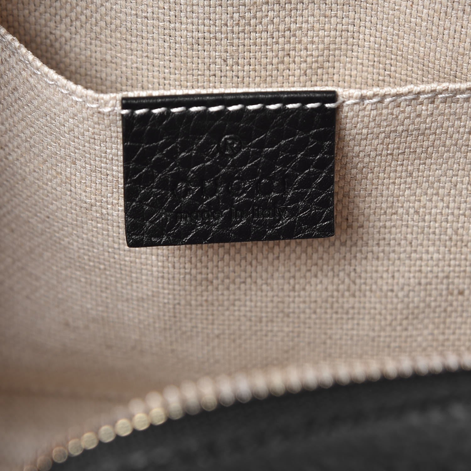 Gucci Pebbled Calfskin Small Soho Disco Bag Black 6 of 8