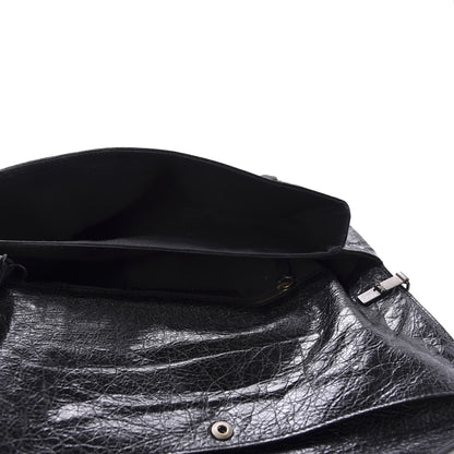 Balenciaga Agneau Classic Hardware Envelope Clutch Black 6 of 11