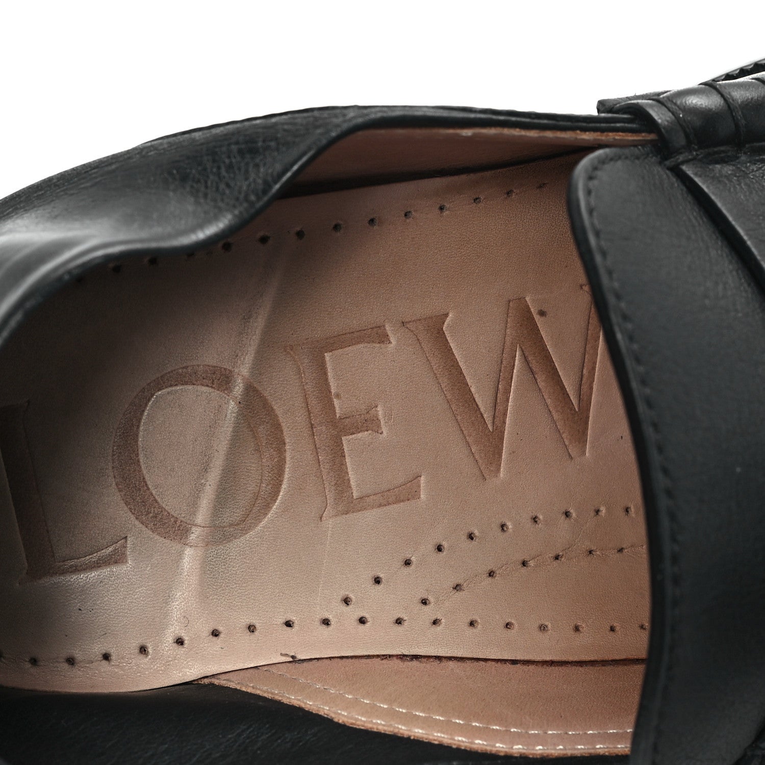 Loewe Campo 40mm Loafers 37 Black 8 of 11