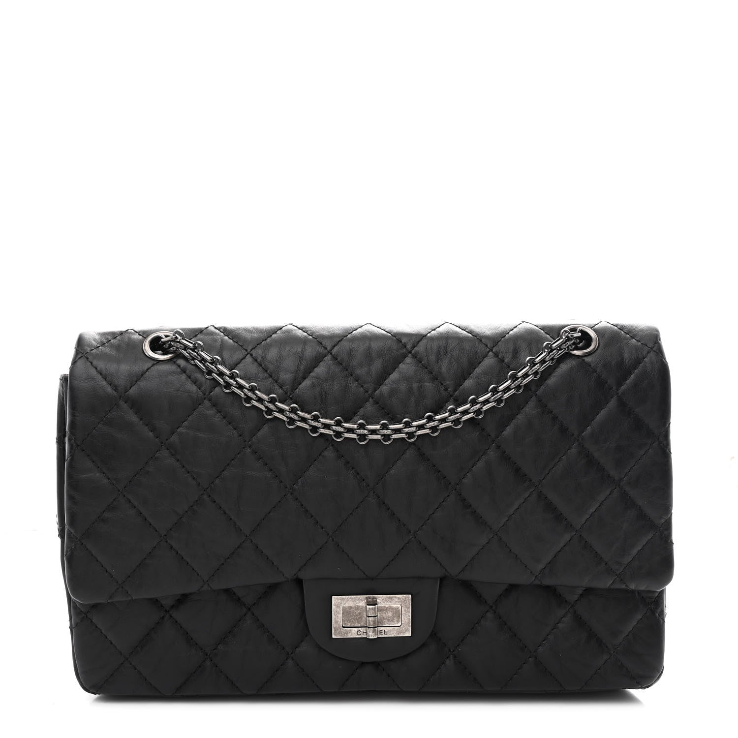 Chanel Aged Calfskin Quilted 2.55 Reissue 227 Flap Black 1 of 10