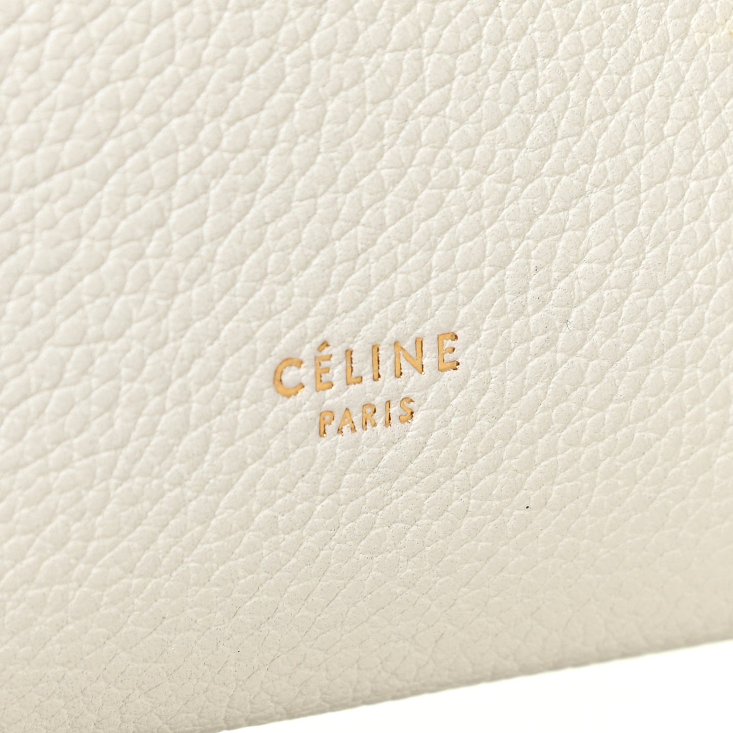 Soft Grained Calfskin Small Sangle Bucket Bag White