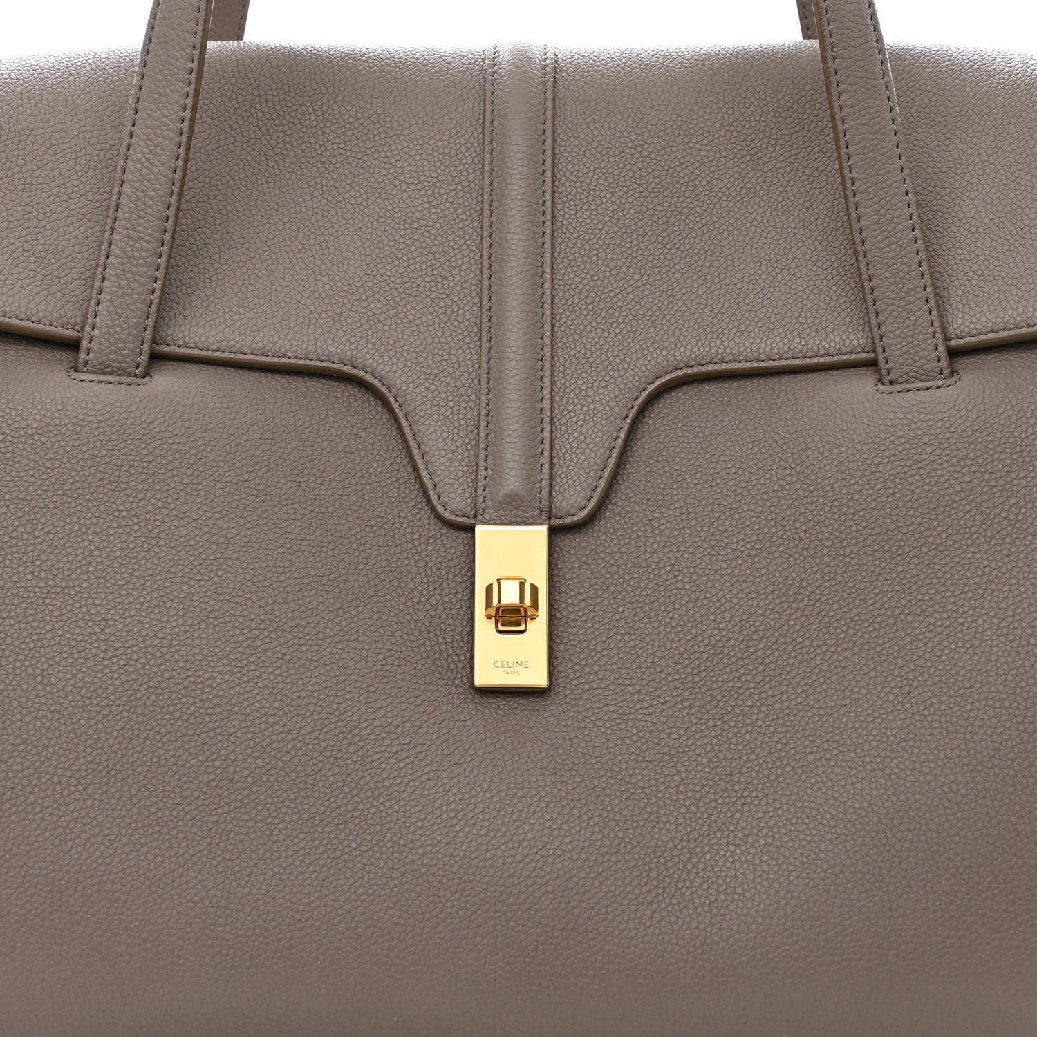 Celine Supple Grained Calfskin Large Soft 16 Bag Pebble 8 of 12
