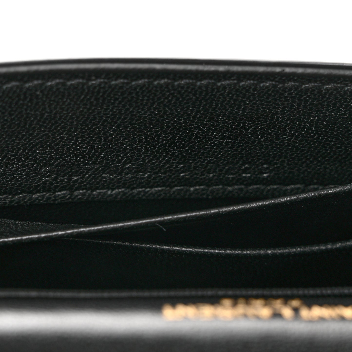 Nappa Small Monogram Envelope Wallet Black