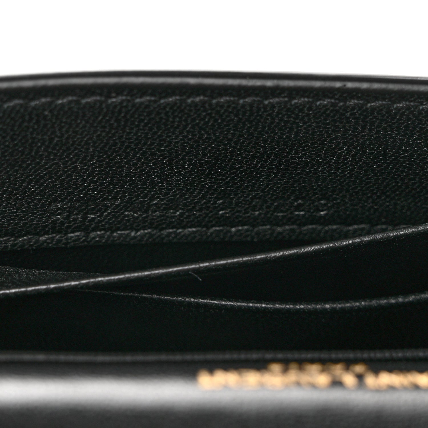 Saint Laurent Nappa Small Monogram Envelope Wallet Black 7 of 8