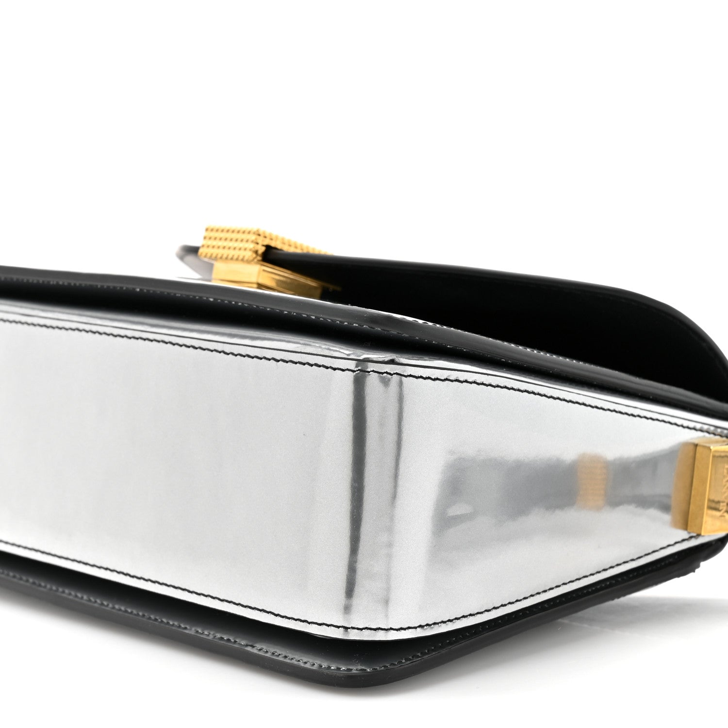 Lanvin Metallic Calfskin Concerto Bag SIlver 9 of 12