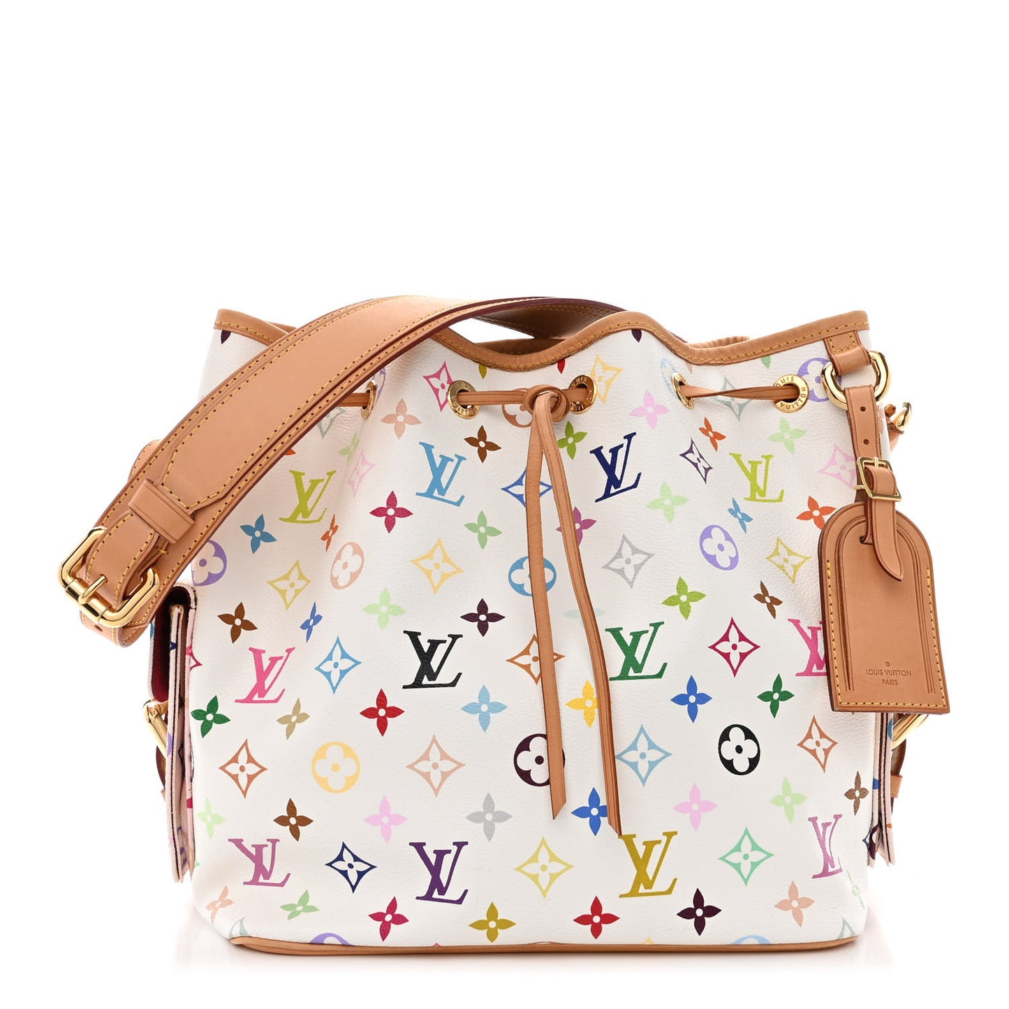 Monogram Multicolor Petit Noe White