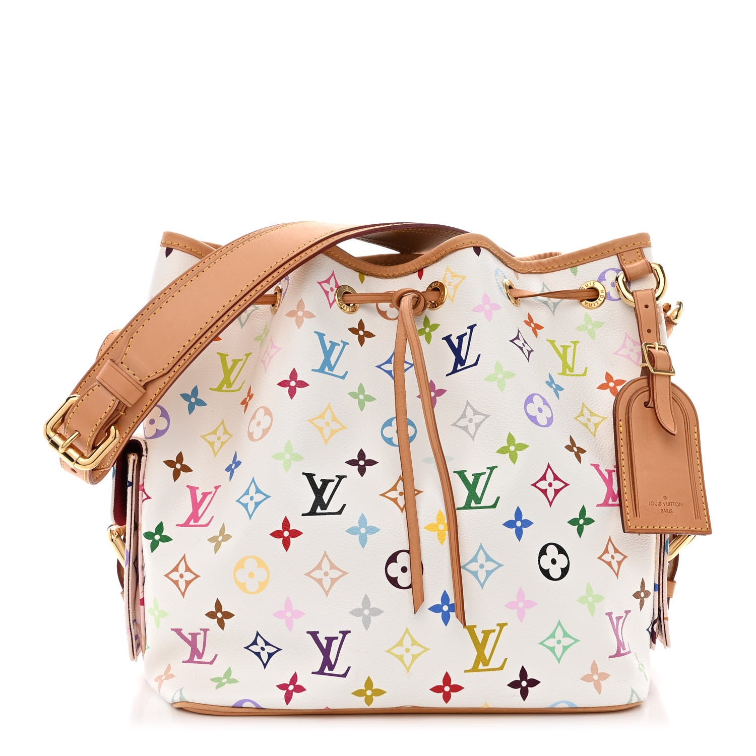 Louis Vuitton Monogram Multicolor Petit Noe White 1 of 15