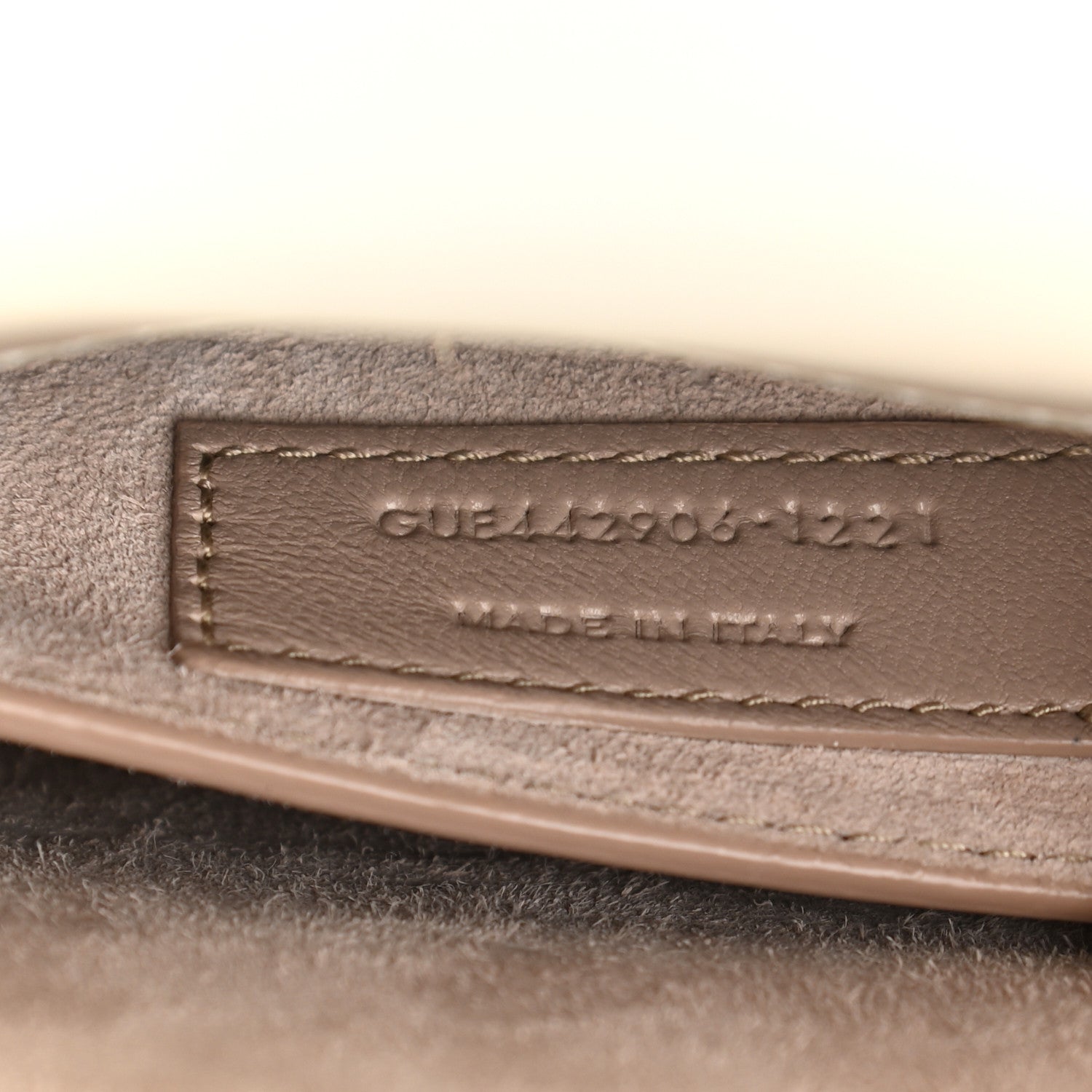 Saint Laurent Calfskin Medium Monogram Sunset Blanc Vintage 7 of 11
