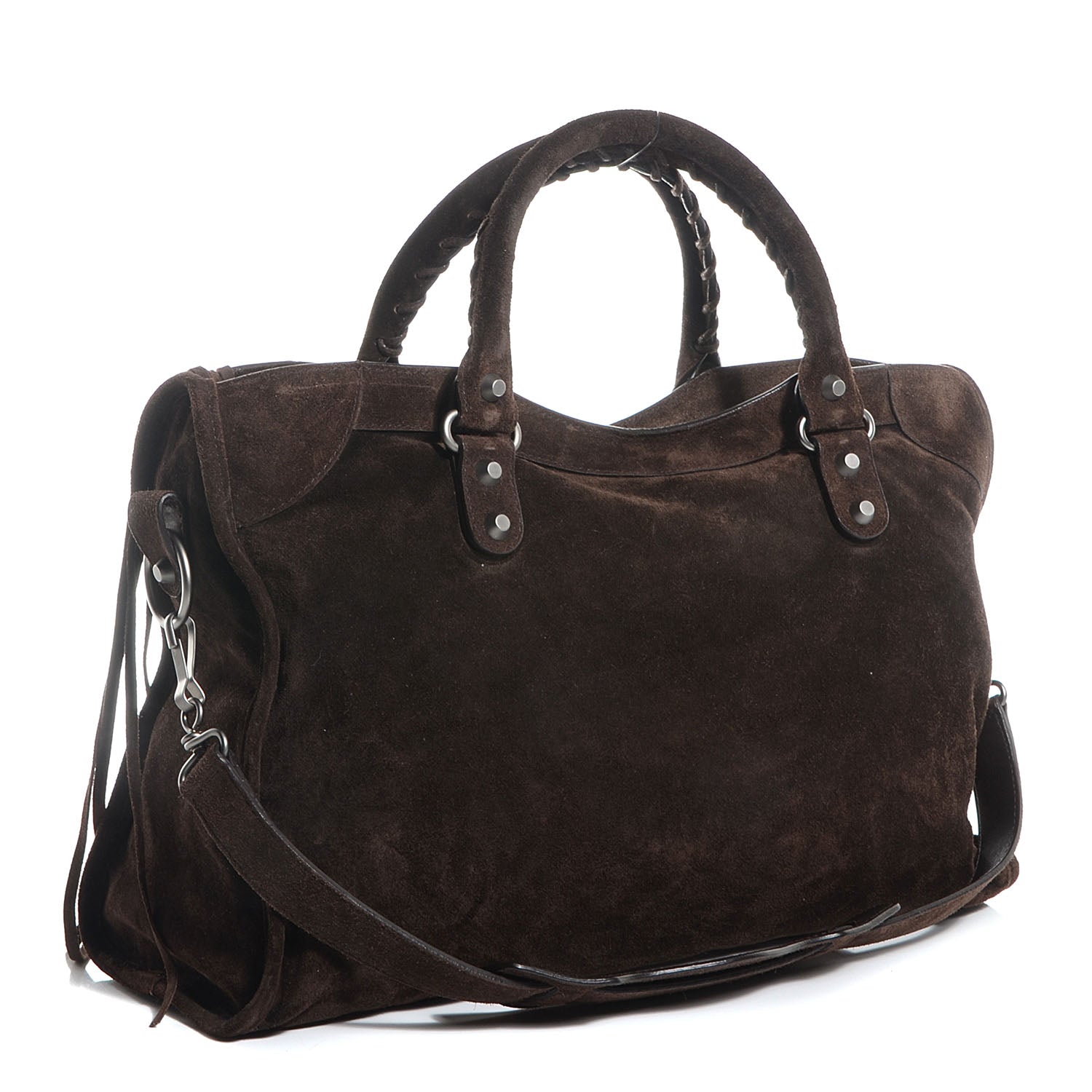 Balenciaga Baby Daim Suede City Dark Brown 4 of 11