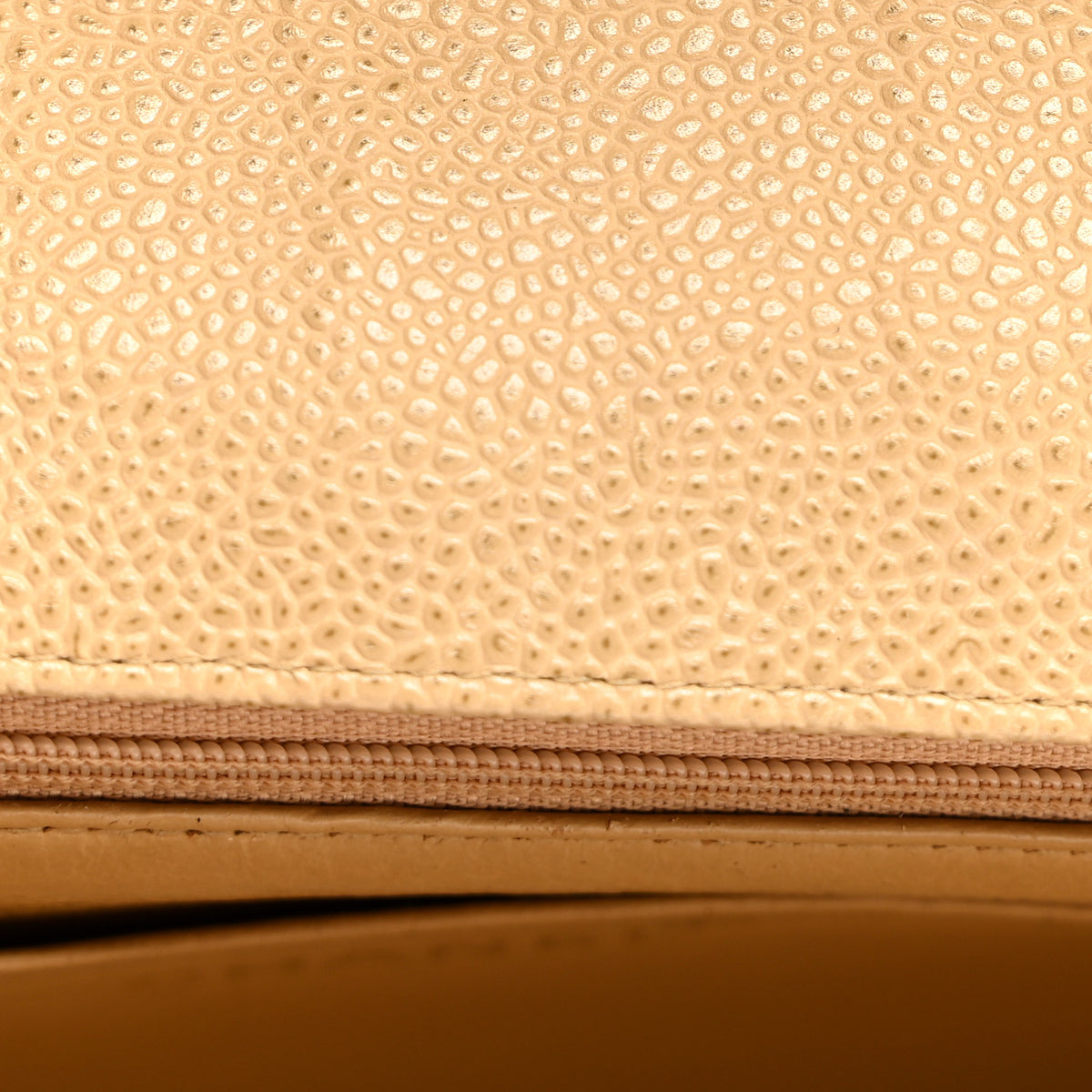 Chanel Caviar Quilted Medium Single Flap Beige 11 of 13
