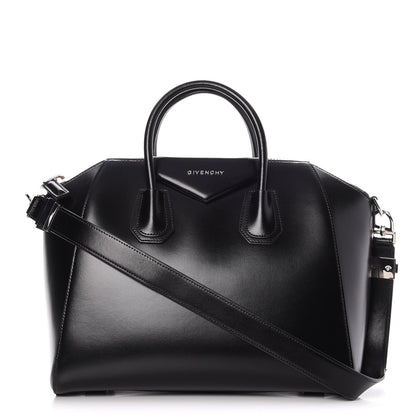 Givenchy Shiny Lord Calfskin Medium Antigona Black 1 of 7