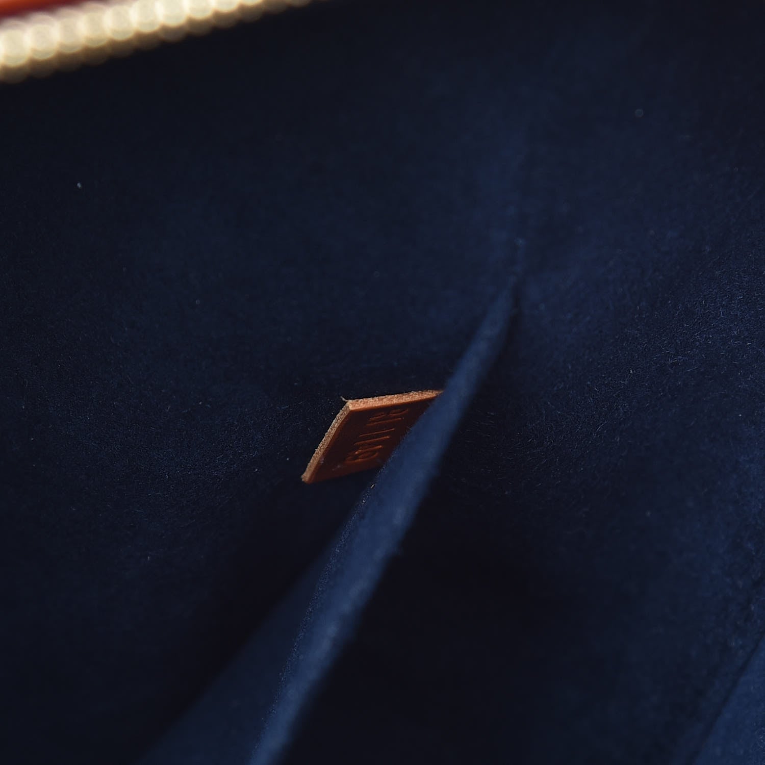 Louis Vuitton Calfskin Reverse Monogram Valisette PM Navy Caramel 7 of 12