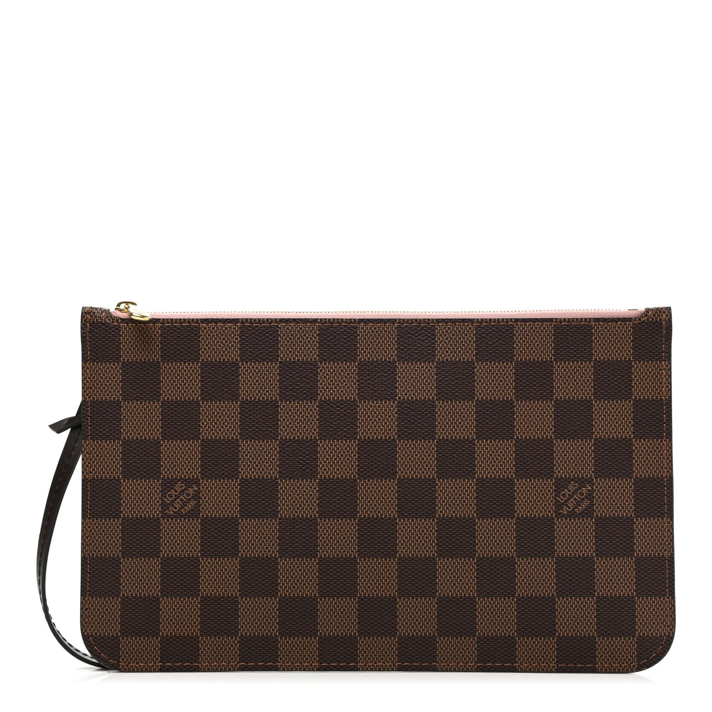 Damier Ebene Neverfull MM GM Pochette Rose Ballerine