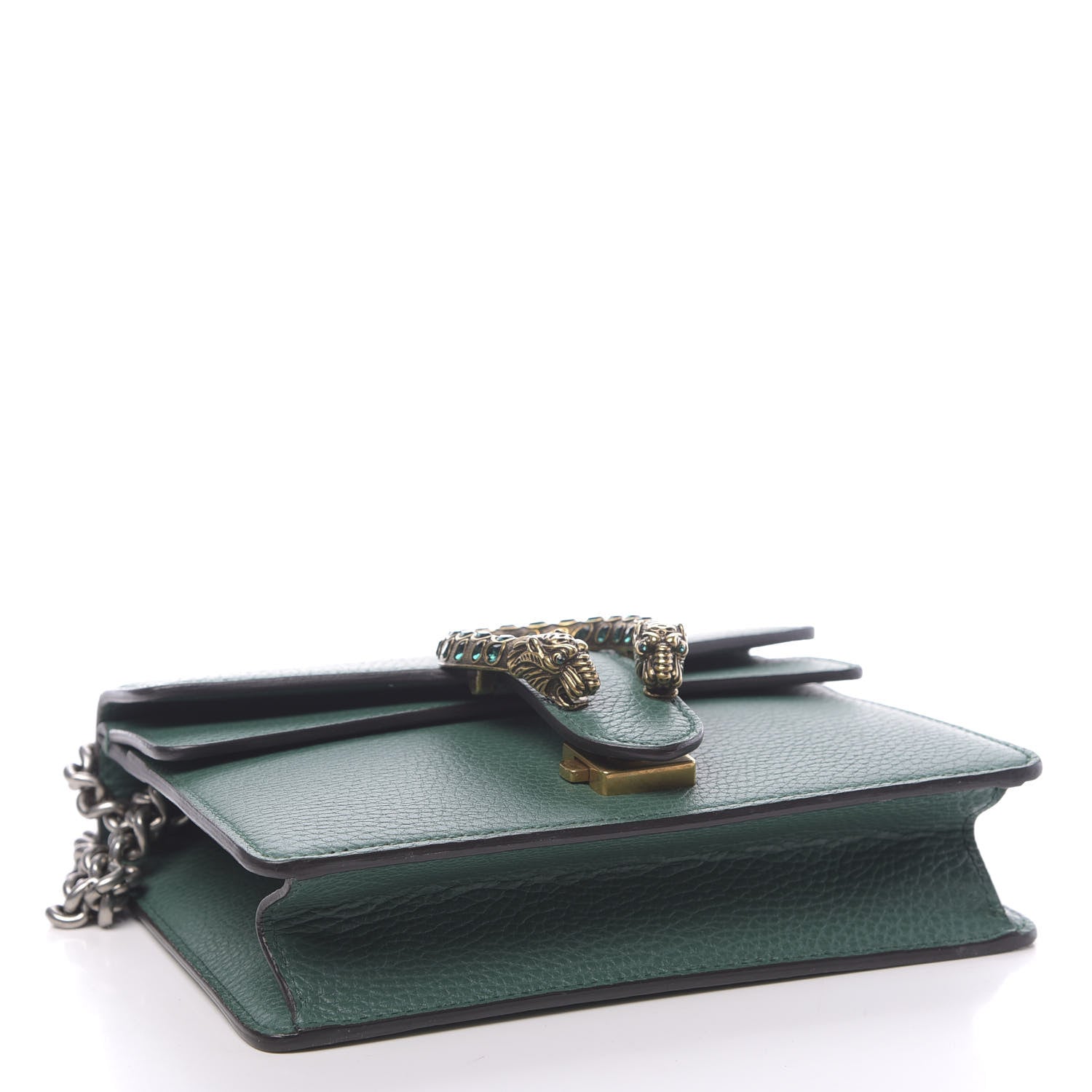 Gucci Calfskin Mini Dionysus Shoulder Bag Emerald 4 of 11